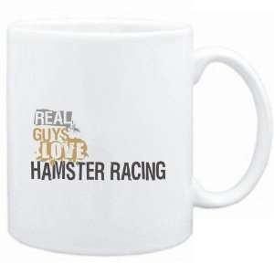   Mug White  Real guys love Hamster Racing  Sports