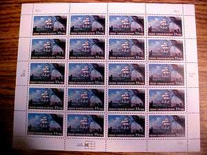 Irish Immigration 33 cent sheet of stamps NEW  