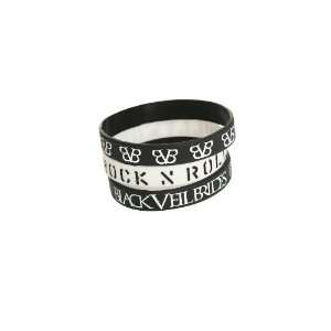  Black Veil Brides Rubber Bracelets 3 Pack Jewelry
