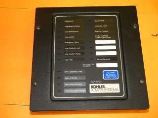 Kohler RSA 1000 Annunciator Generator Control  