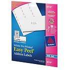 Avery 8110 Easy Peel White Ink Jet Address Labels 1  x 2 5/8   3750 