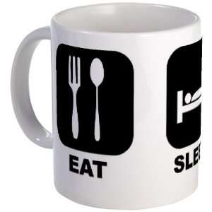  Eat Sleep Show Pigs Humor Mug by  Kitchen 