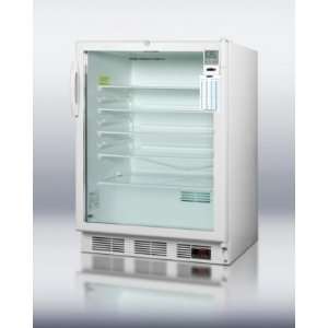   cu. ft. Capacity Refrigerator With Glass Door Factory Installed Lock