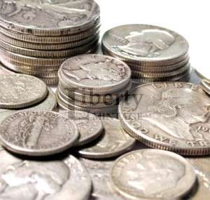 LB 90% Silver U.S. Coin Lot   Half Dollars, Quarters, or Dimes 