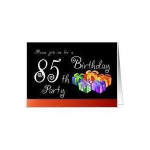  85th Birthday Party Invitation   Gifts Card: Toys & Games