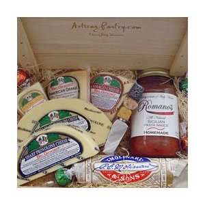Italian Cheese & Pasta Sauce Gift Crate: Grocery & Gourmet Food