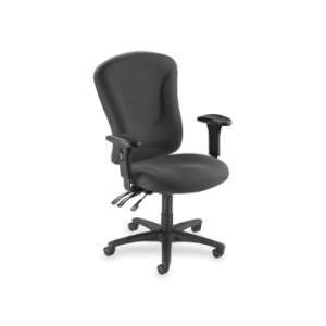  Lorell Accord 66150 Managerial Mid Back Task Chair   Gray 