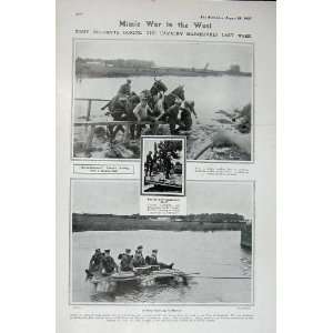   1907 Cavalry Soldiers Raft Barrow Casa Blanca Hospital