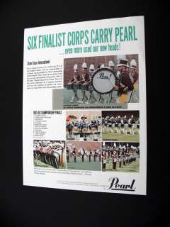 Pearl Drums Drum Corps International DCI Finals 1986 Ad  