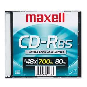  Maxell Products   Maxell   CD R Disc, 700MB/80min, 48x, w/Slim 