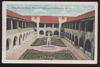 Postcard ST PETERSBURG FL Masonic Home & Orphanage 1910  