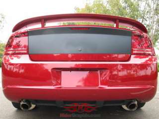 2006 & Up Dodge Charger Graphics Decal Trunk Blackout  