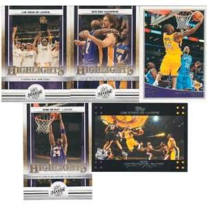  Kobe Bryant 5 Card Gift Lot Containing One Each of His 