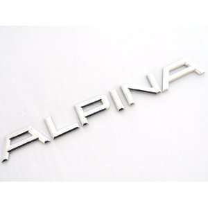  BMW Alpina Chrome Trunk Emblem: Automotive