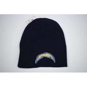   Diego Chargers Navy Blue Knit Beanie Cap Winter Hat 