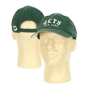 New York Jets Block Logo Slouch Style Adjustable Hat  