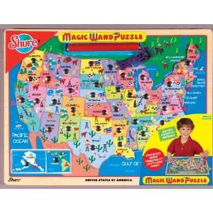 USA Map Magic Wand Puzzle Toys & Games