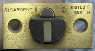 12Sargent industrial commercial door latch lock Striker  