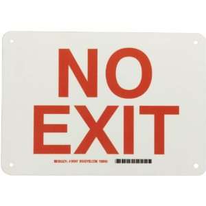   Exit And Directional Sign, Legend No Exit Industrial & Scientific