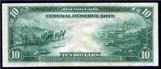 HGR 1914 $10 FRN Rare DALLAS Burke/Houston HIGH GRADE  