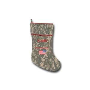    CAMOSOCK   U.S. Army Military Christmas Stocking: Home & Kitchen