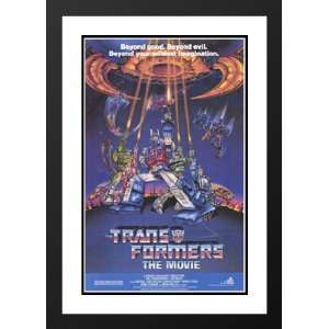  Transformers The Movie 32x45 Framed and Double Matted Movie 