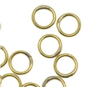  Gold Tone Brass Closed 5mm Jump Rings 20 Gauge (20) Arts 