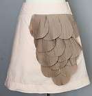 FLOREAT ANTHROPOLOGIE EMBROIDERED DRESS SKIRT RUFFLE PINK A LINE 