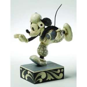  Disney Traditions B&W Football Mickey Figurine 