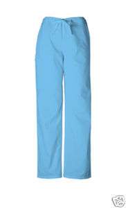 SCRUB Short Blue Mist Cherokee Drawstring Pants 4100 S  