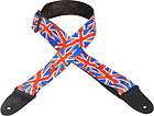 Levys Poly Guitar Strap 2   British Flag   NEW