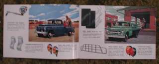 1956 Chevrolet Trucks Accessories Sales Brochure 56  