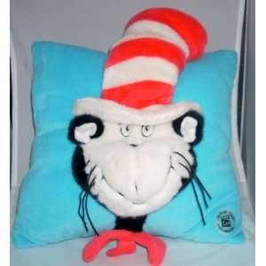  12 x 12 Cat in the Hat Plush Pillow: Toys & Games