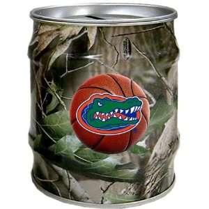  Florida Gators UF NCAA Basketball Realtree Tin Bank 