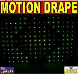 B2 LED MOTION DRAPE DJ booth back drop B2DJ Chauvet  