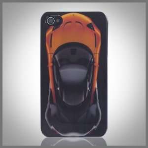  Sports Race Car Orange & Black Images hard case cover 