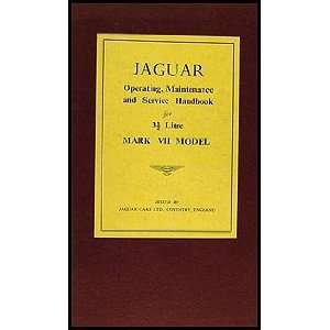  1951 1954 Jaguar Mark VII Owners Manual Original Jaguar Books