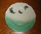 Vintage SYRACUSE Restaurant Ware China AIRBRUSHED GREEN Pine Cone 93/4