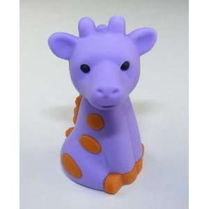   Pencil Top Japanese Animal Erasers. 2 Pack. Purple Toys & Games