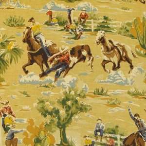  54 Wide Braemore Ride Em Cowboy Desert Fabric By The 