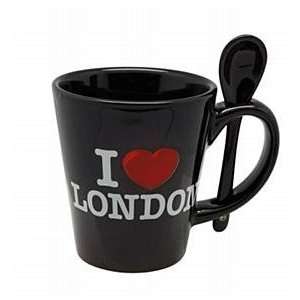  Elgate I Love London Mug And Spoon: Home & Kitchen