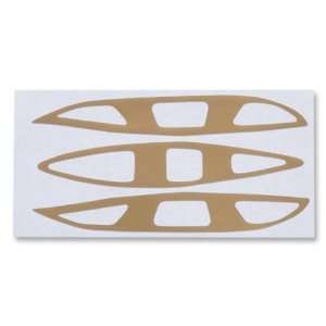  Cascade Pro7 Vent Cover Lacrosse Decal Set (Gold) Sports 