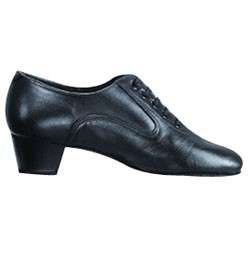 Capezio Mens Latin Oxford Dance Shoes Blk Lthr BR01 NIB  