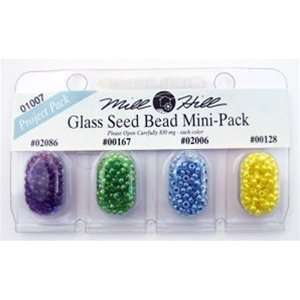  Mill Hill Glass Seed Beads   Spring Colors Arts, Crafts 