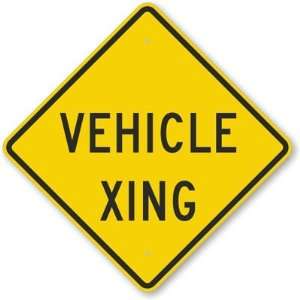  Vehicle Xing Diamond Grade Sign, 24 x 24 Office 