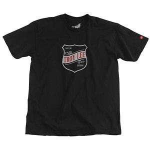  Troy Lee Designs Shield T Shirt   X Large/Black 