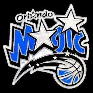  Large Logo Only NBA Trailer Hitch Cover   Orlando Magic 