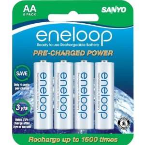  eneloop Pre Charged AA NiMH Battery Retail Pack 