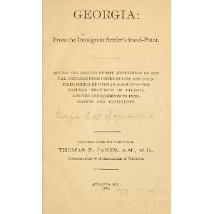   Natural Resources Of Georgia, And The Inducements To Immigrants And