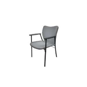  National Mix It Ultraleather Side Chair, Dove Grey (Grey 